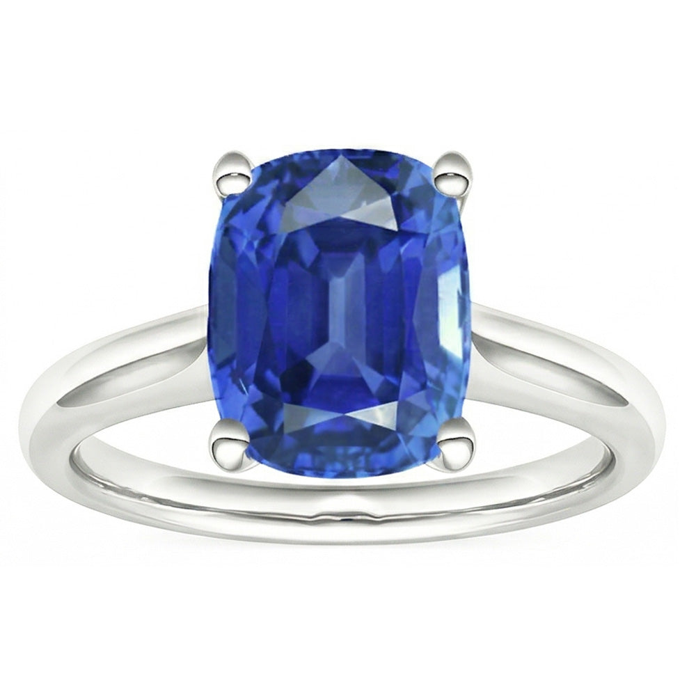 echter oval diamant 2Karat ring Detailansicht