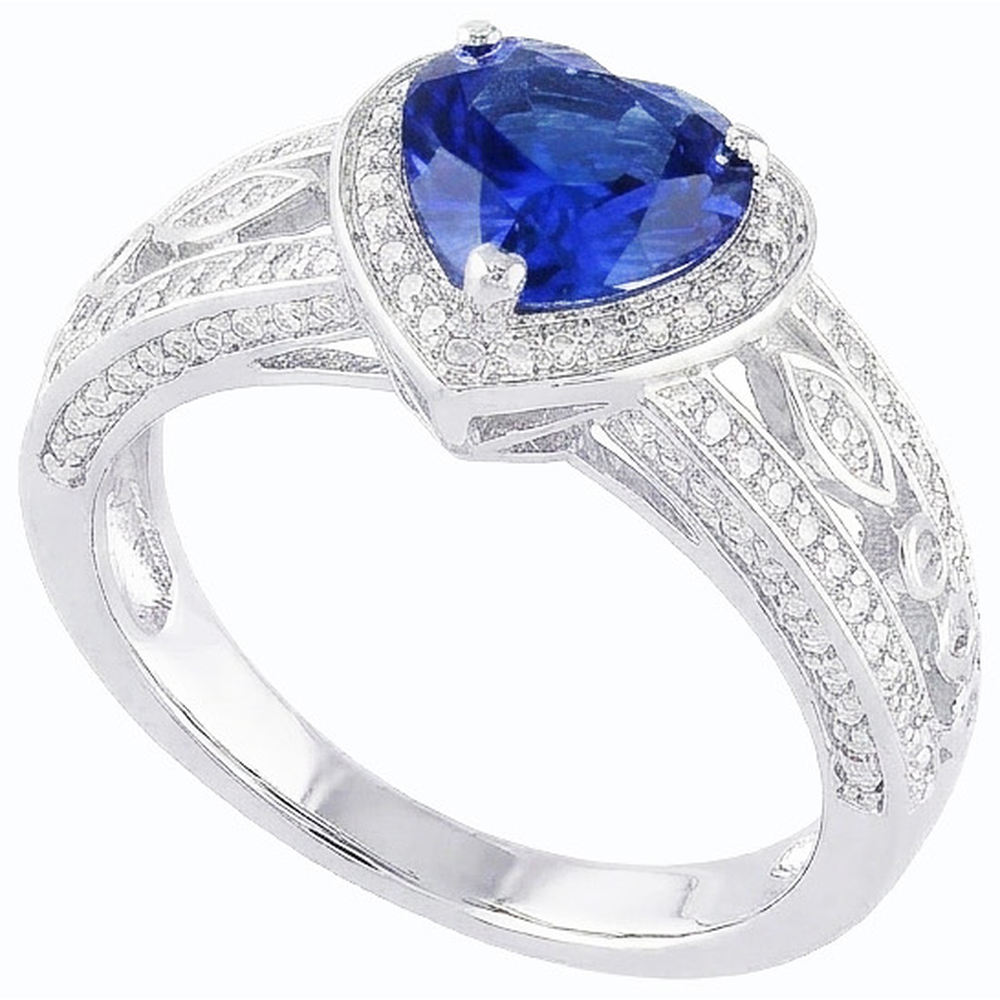 echter round diamant 2Karat ring Seitenansicht
