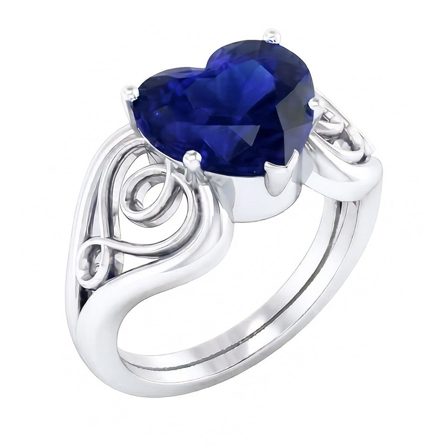echter round diamant 3.50Karat ring Vorderansicht