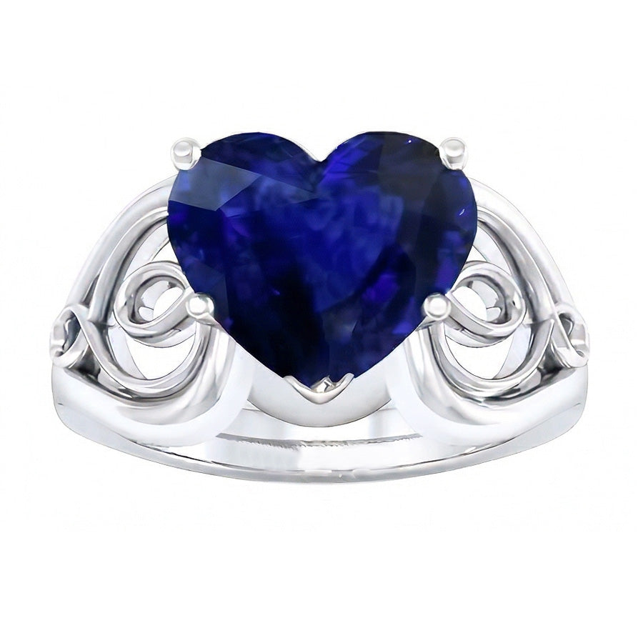 echter round diamant 3.50Karat ring Seitenansicht