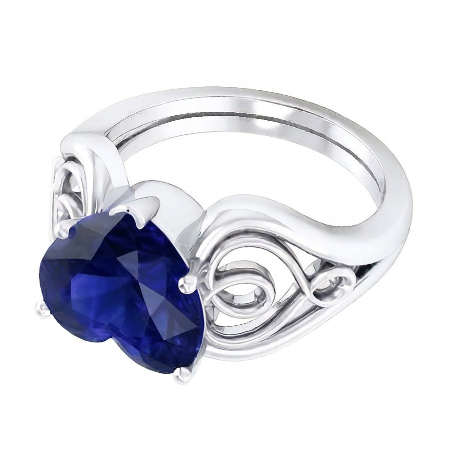 echter round diamant 3.50Karat ring Detailansicht