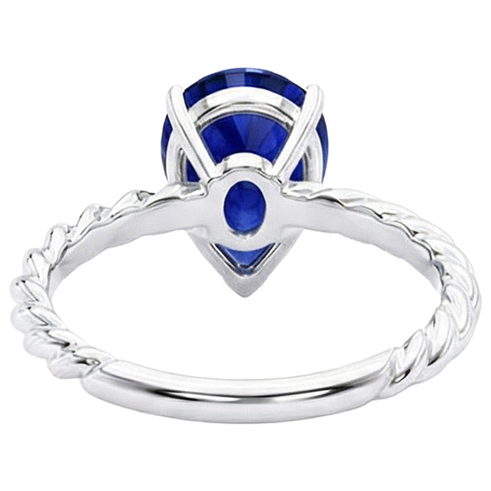echter round diamant 2.50Karat ring Seitenansicht
