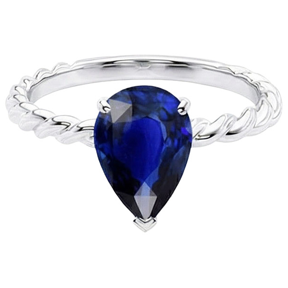 echter round diamant 2.50Karat ring Profilansicht