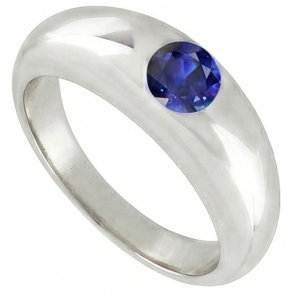 echter round diamant 1Karat ring Detailansicht