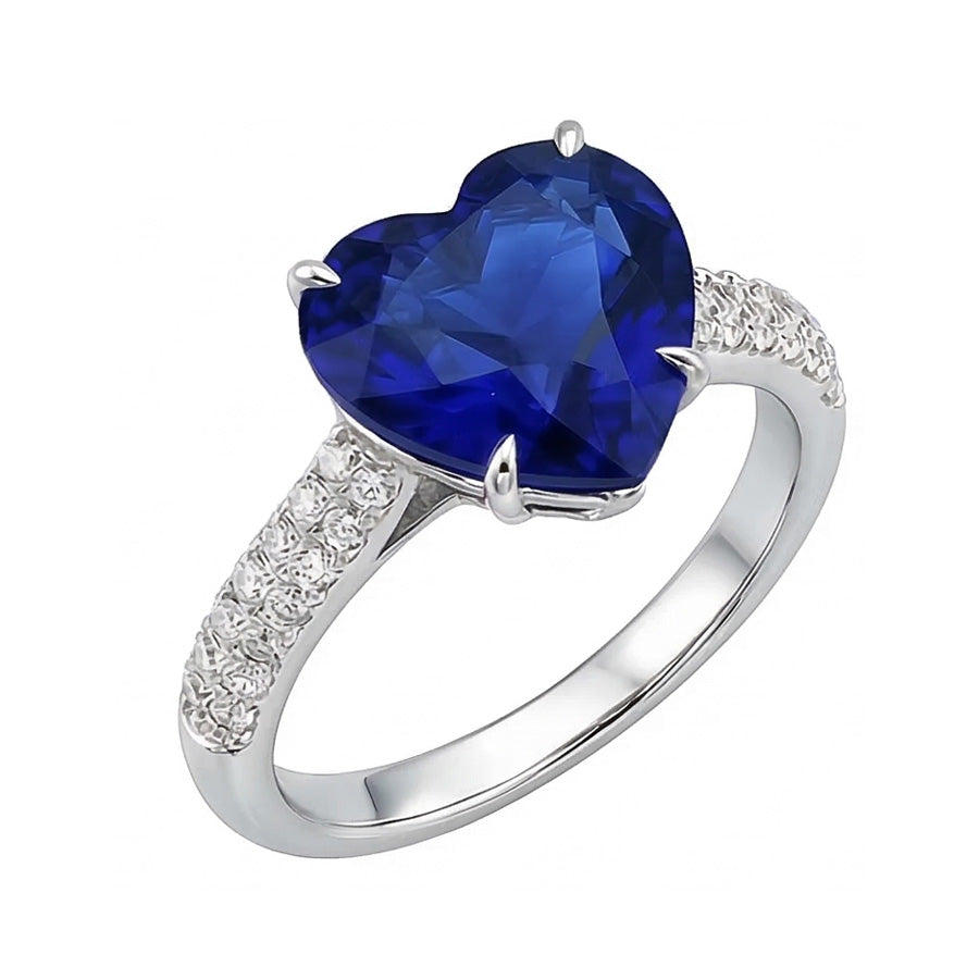 echter round diamant 4.50Karat ring Detailansicht