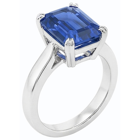 echter baguette diamant 2.50Karat ring Vorderansicht