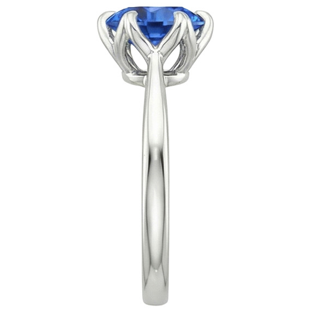 echter round diamant 2Karat ring Profilansicht