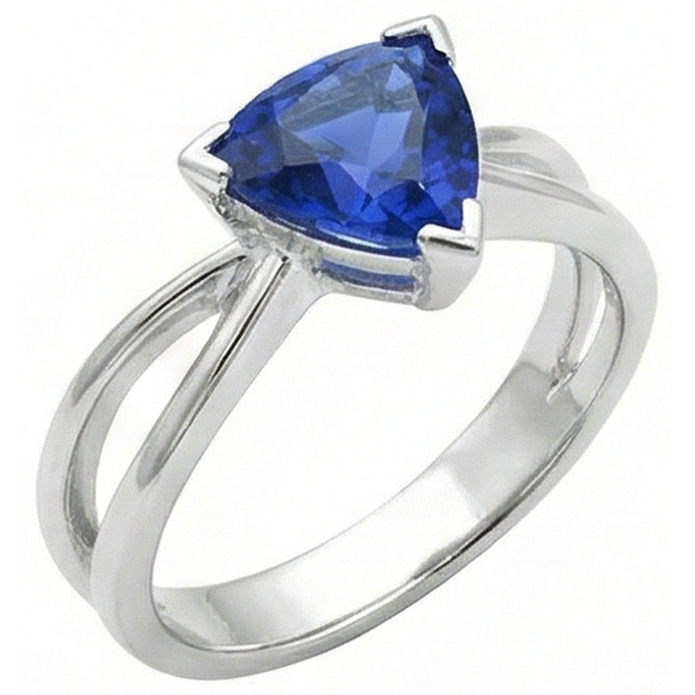 echter trillion diamant 1Karat ring Detailansicht
