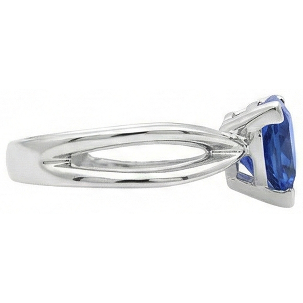 echter trillion diamant 1Karat ring Profilansicht