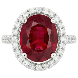 Echter Rubin Ring 7 Karat