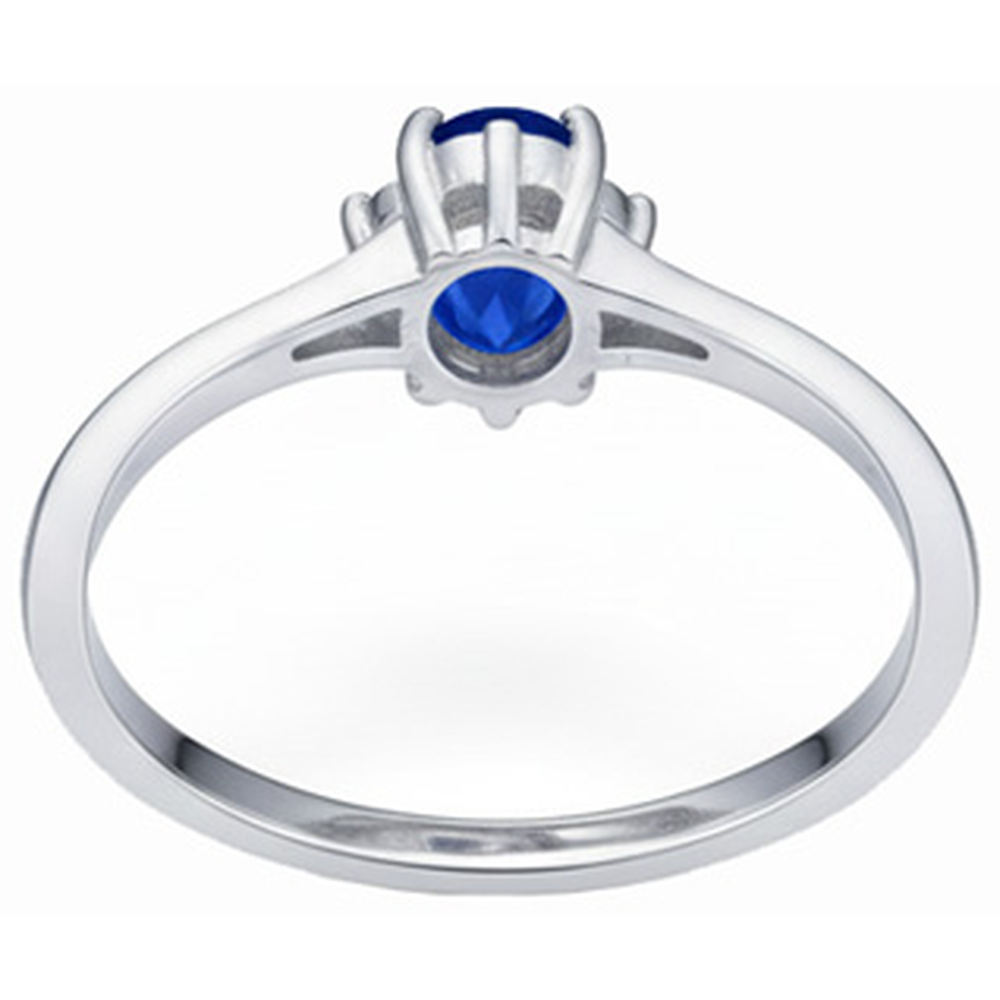 echter oval diamant 1.90Karat ring mit Diamantbesatz