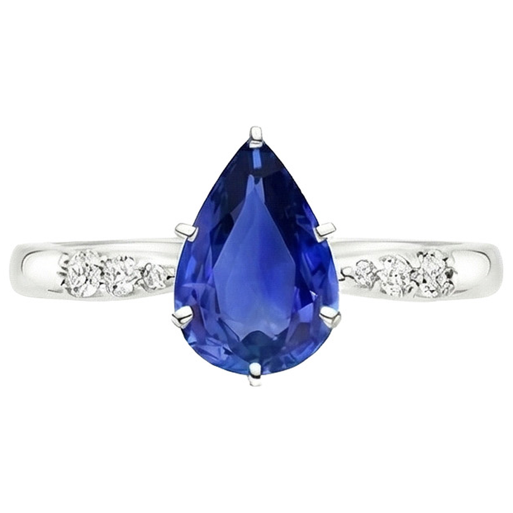 echter round diamant 4Karat ring auf Weiß