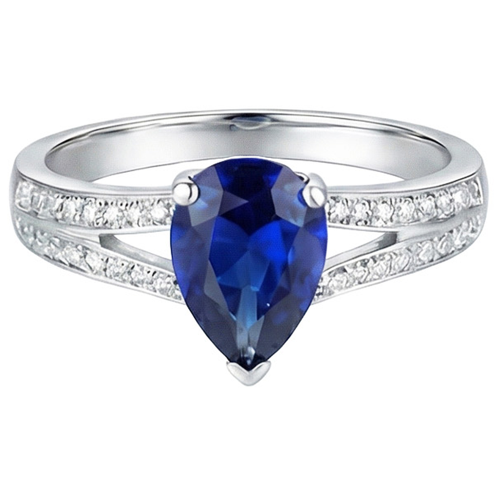 echter round diamant 3.25Karat ring Vorderansicht