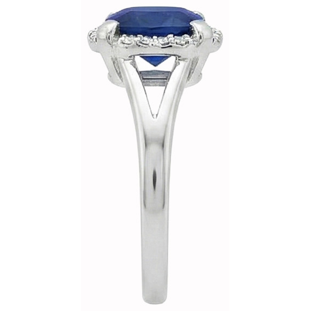 echter round diamant 2.50Karat ring Draufsicht