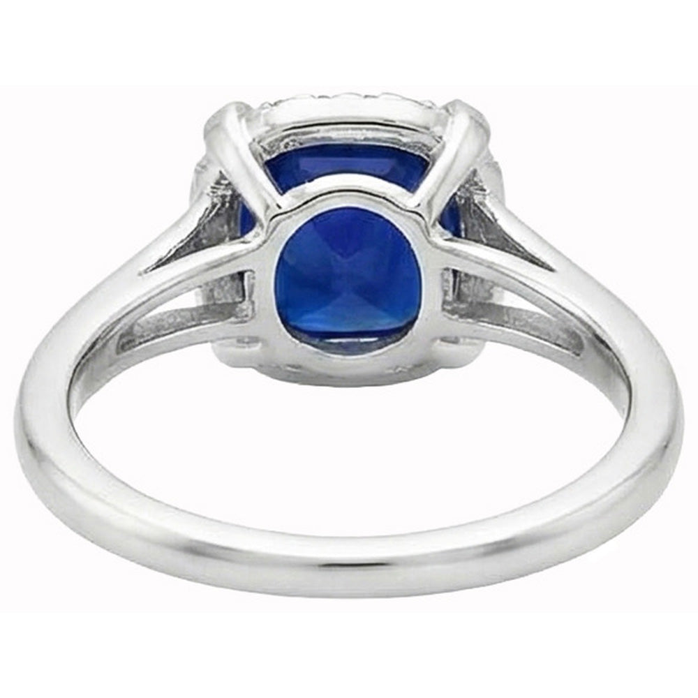 echter round diamant 2.50Karat ring Profilansicht