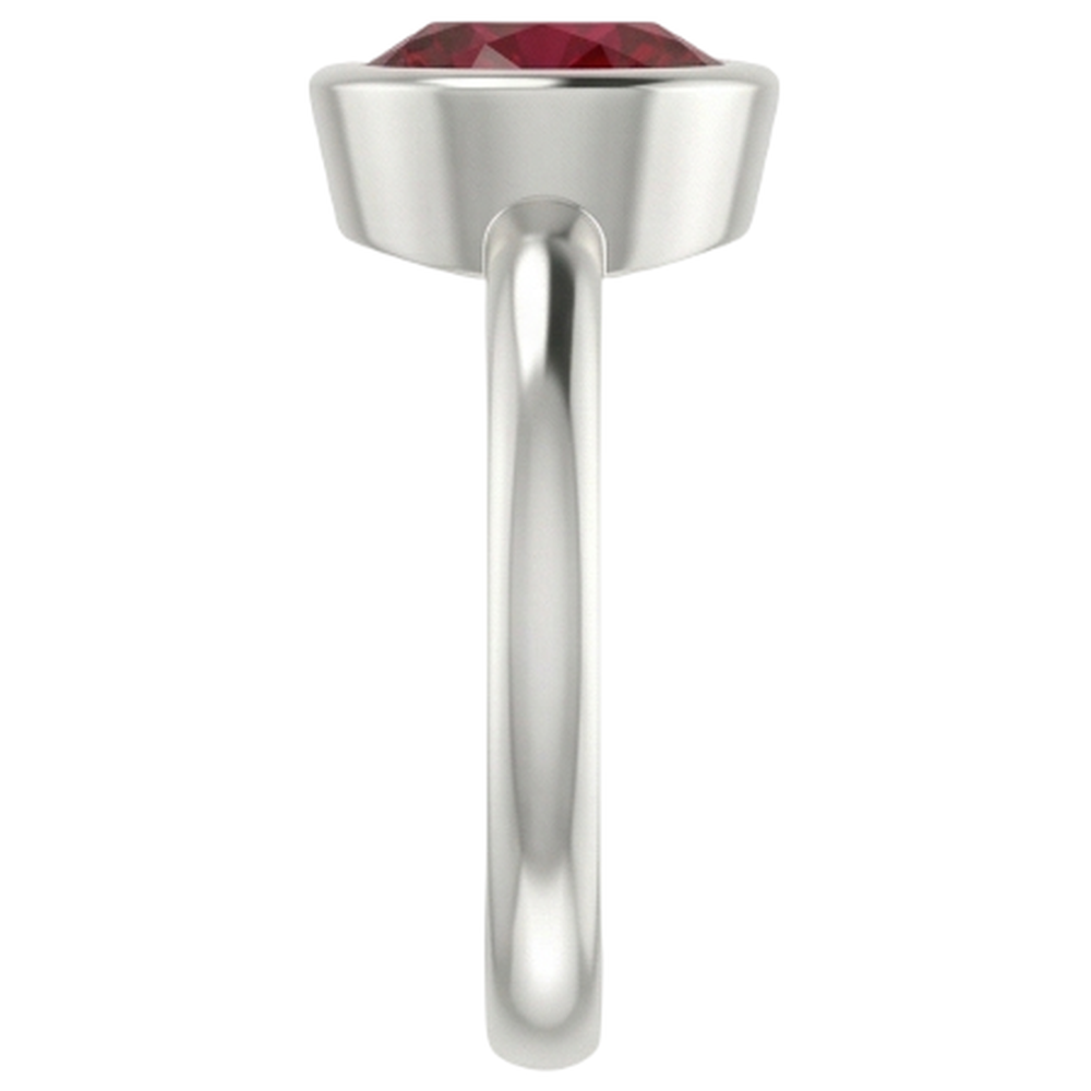 Solitärring 0,75 Karat Burmesischer Rubin Damenschmuck Neu