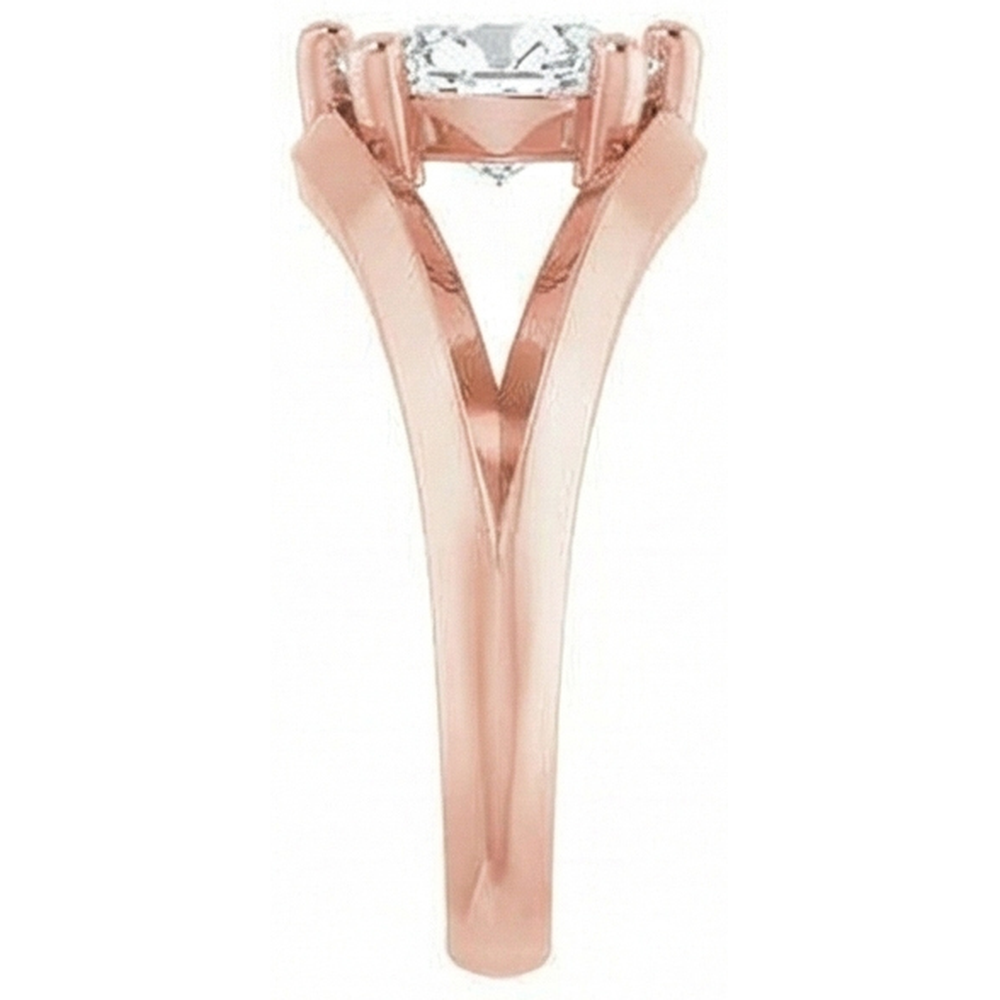 echter pear diamant 1.50Karat ring Draufsicht
