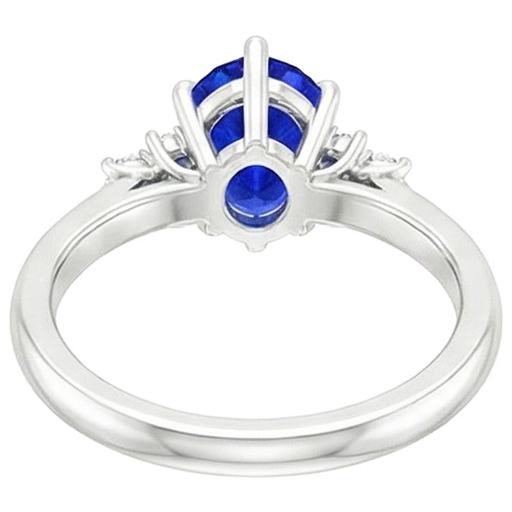 echter round diamant 5Karat ring Seitenansicht