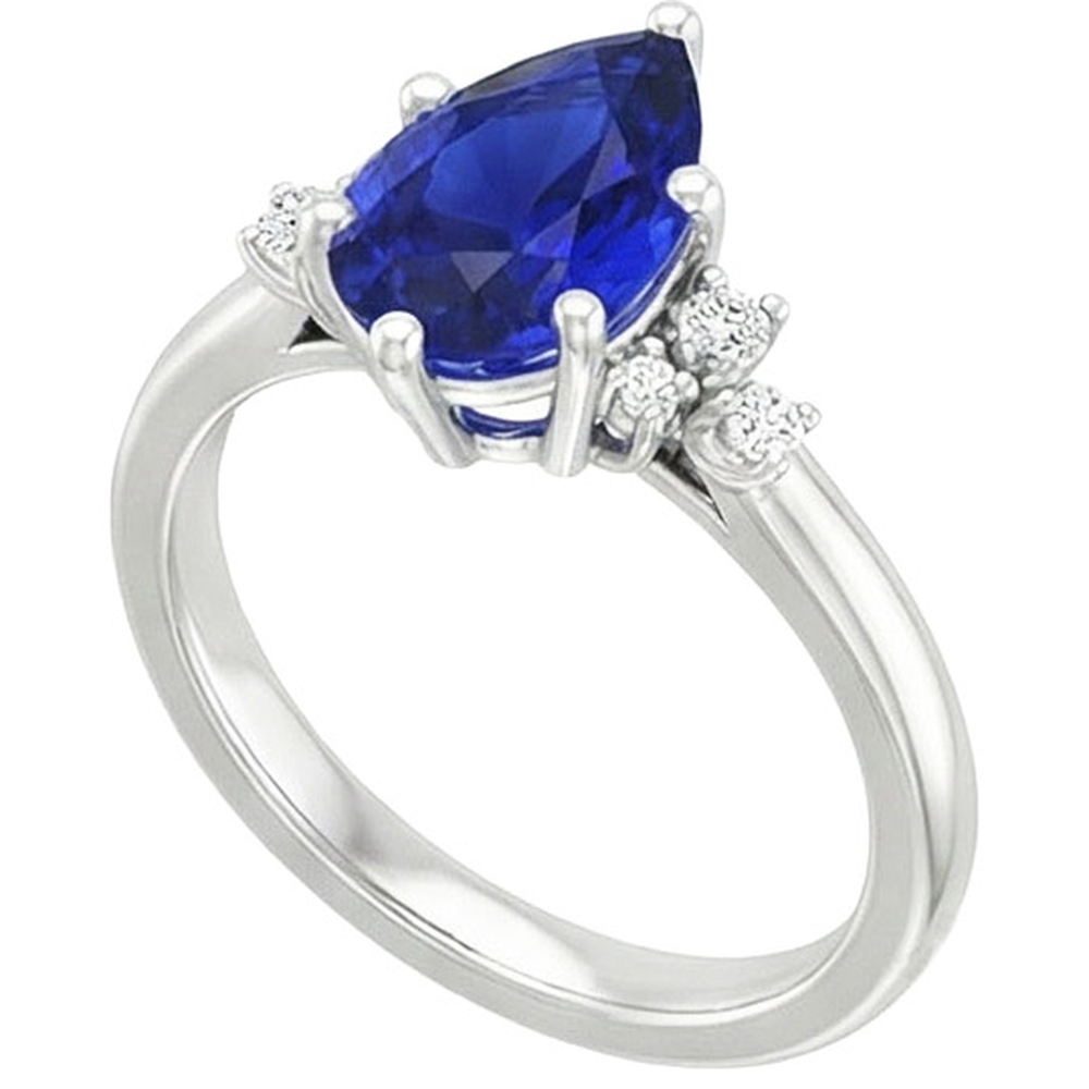 echter round diamant 5Karat ring Detailansicht