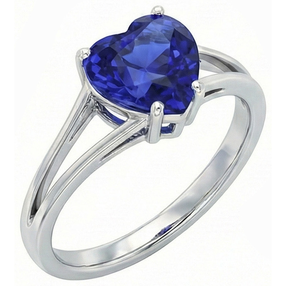 echter round diamant 2Karat ring Vorderansicht