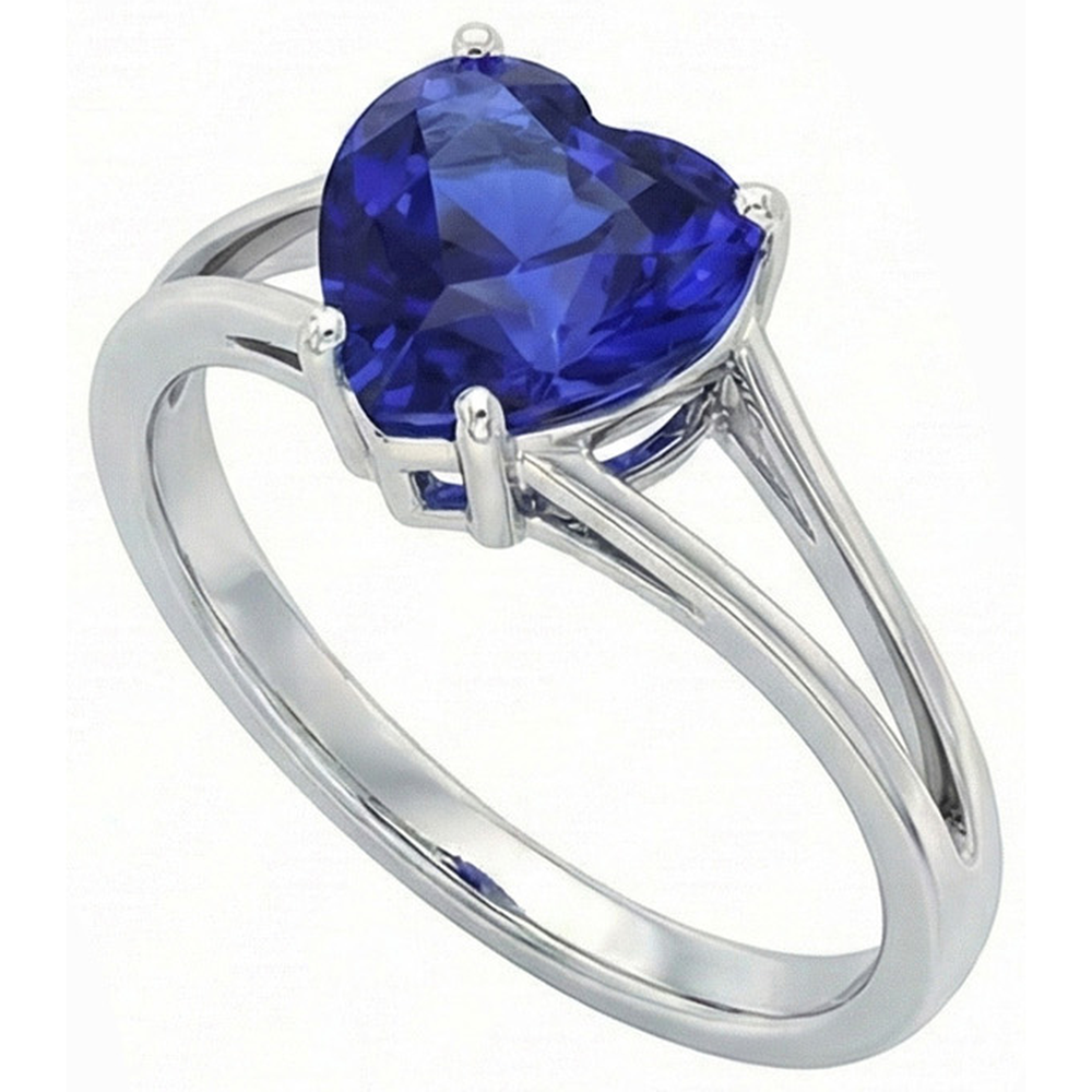 echter round diamant 2Karat ring Detailansicht