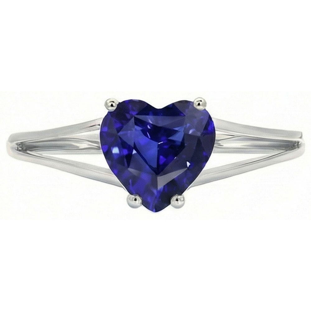 echter round diamant 2Karat ring Seitenansicht