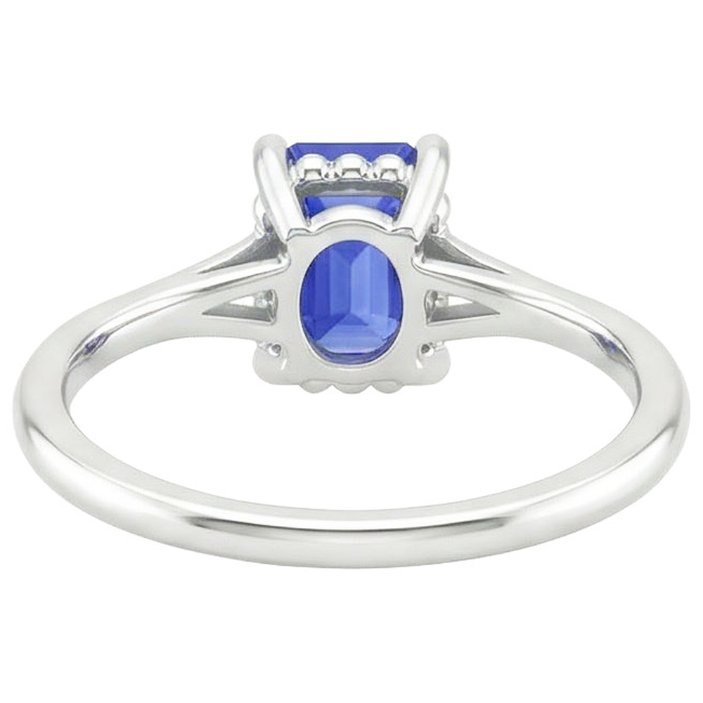 echter diamant 2Karat ring Seitenansicht