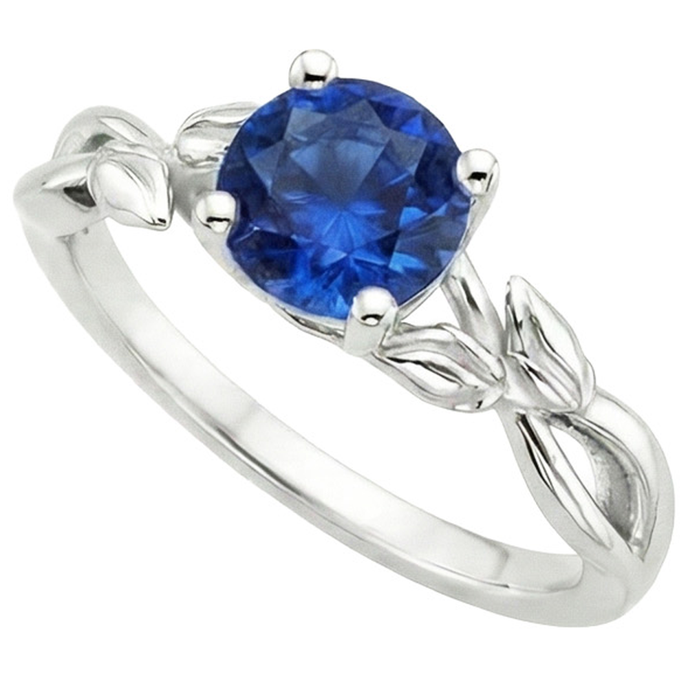 echter round diamant 2Karat ring Seitenansicht
