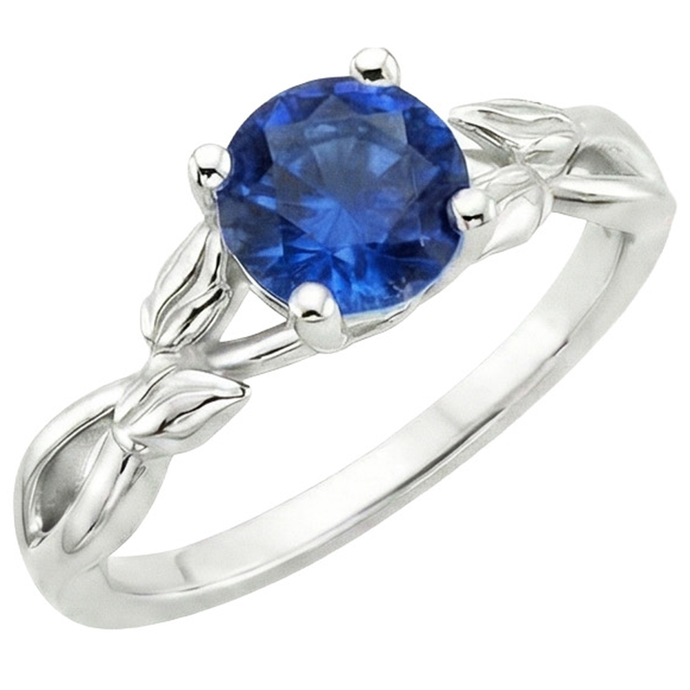 echter round diamant 2Karat ring Draufsicht