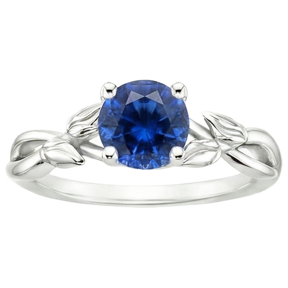 echter round diamant 2Karat ring Detailansicht