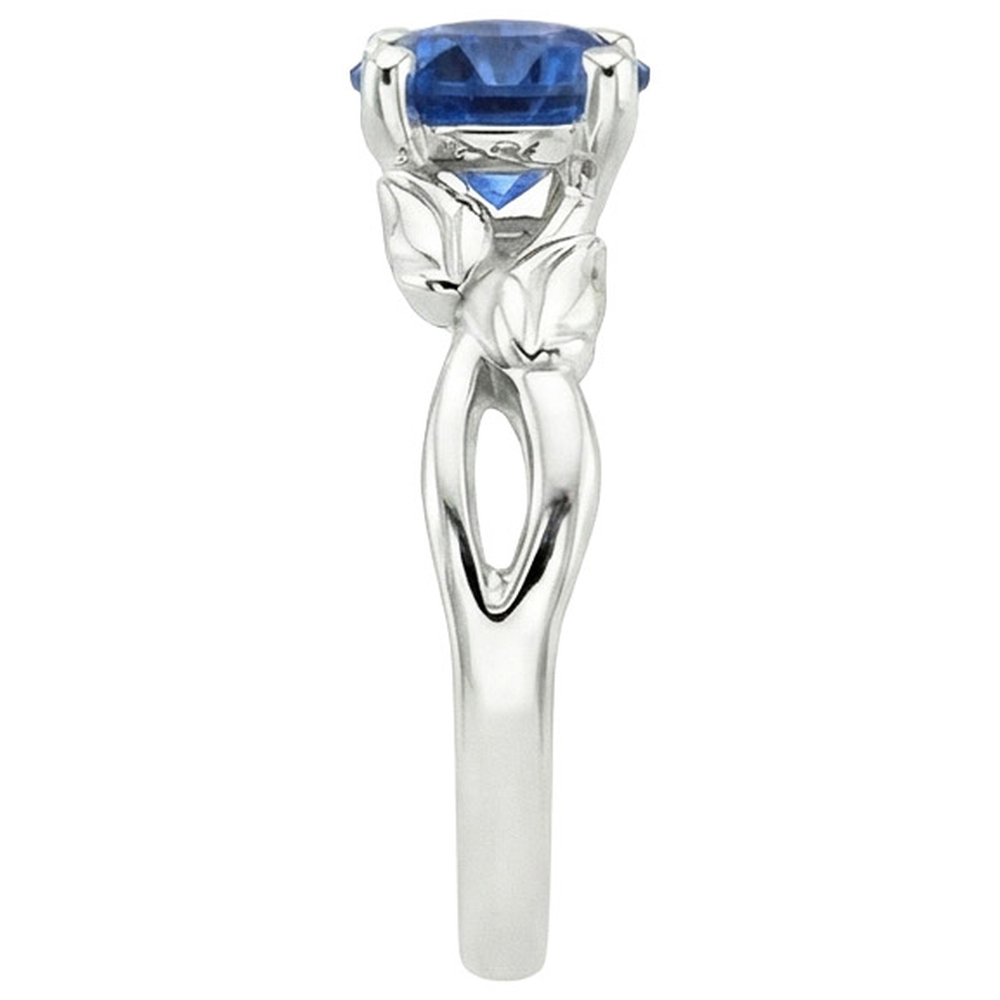 echter round diamant 2Karat ring Profilansicht
