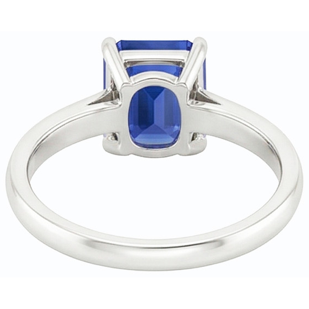 echter round diamant 2Karat ring Profilansicht