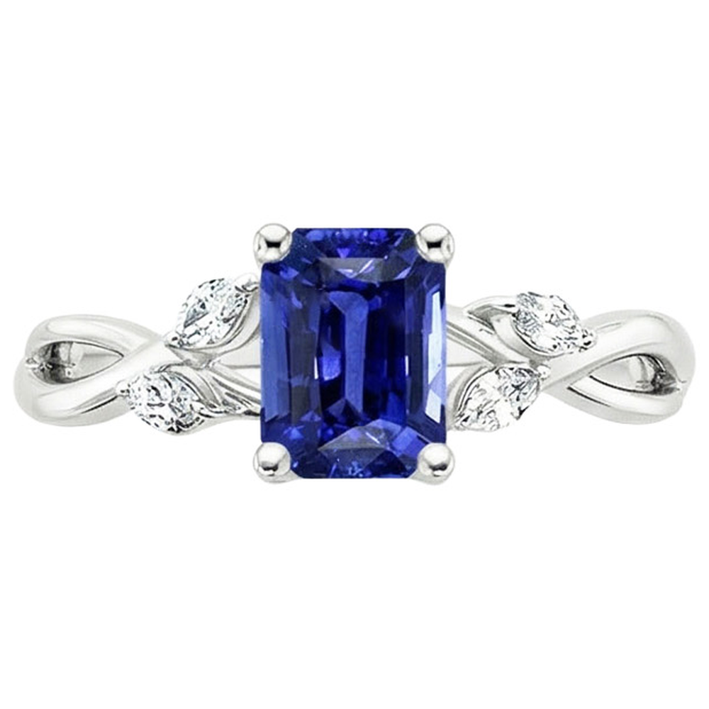 echter marquise diamant 4Karat ring Profilansicht