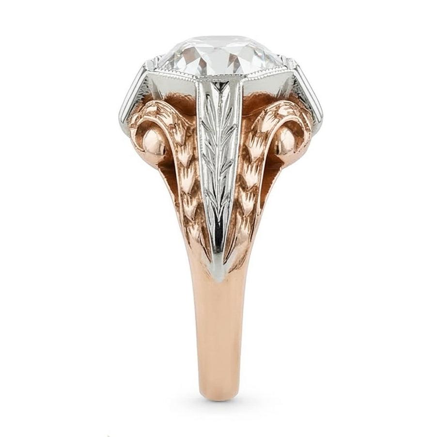 echter marquise diamant 2Karat ring Draufsicht