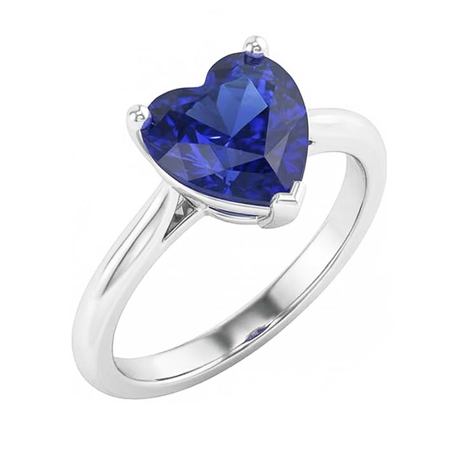 echter round diamant 2.50Karat ring auf Weiß