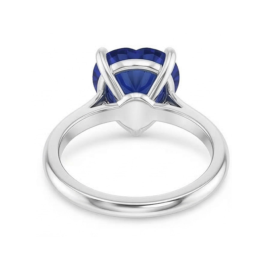 echter round diamant 2.50Karat ring Profilansicht