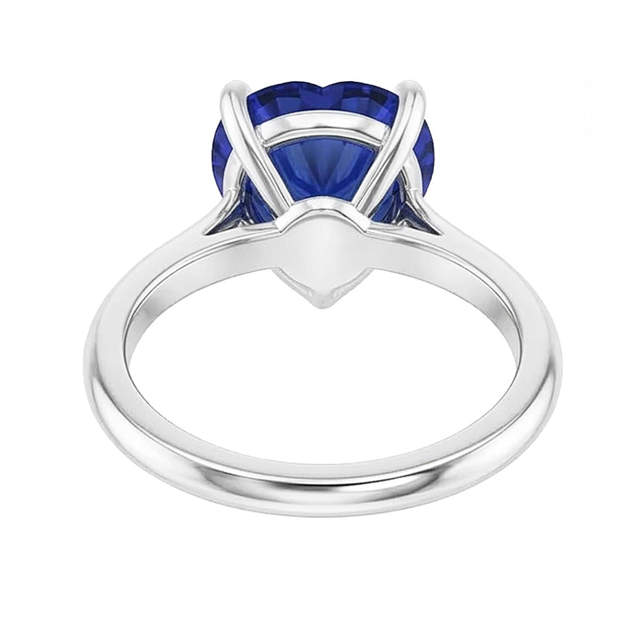 echter round diamant 2.50Karat ring Dreiviertelansicht