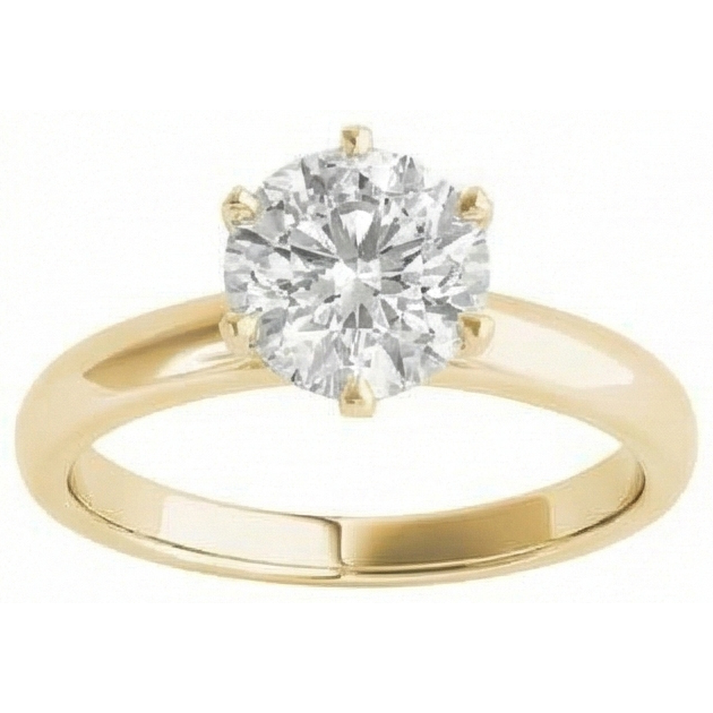echter round diamant 2.50Karat ring Detailansicht