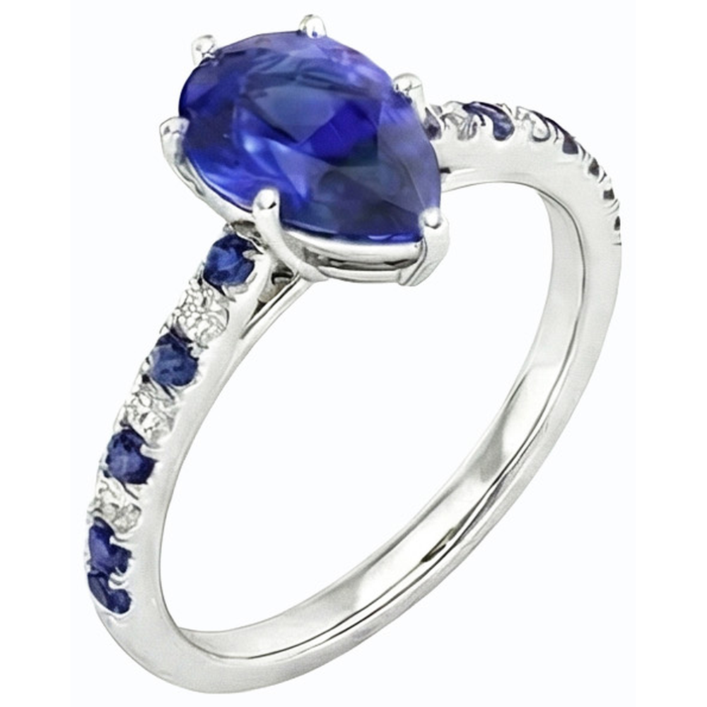 echter round diamant 2.50Karat ring Vorderansicht