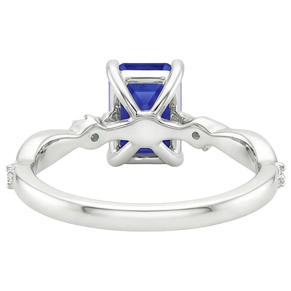 echter round diamant 3.50Karat ring Detailansicht