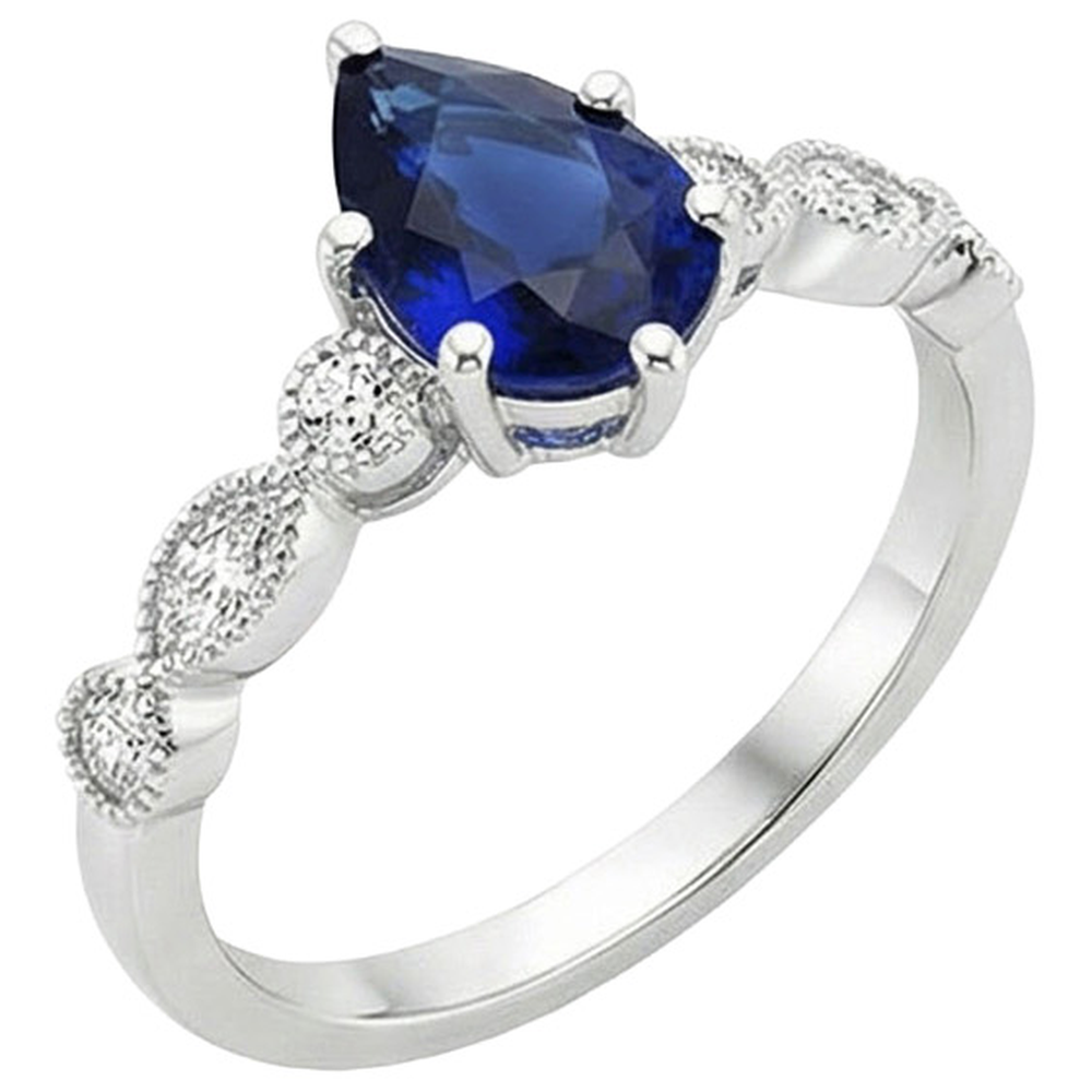 echter marquise diamant 3Karat ring Seitenansicht