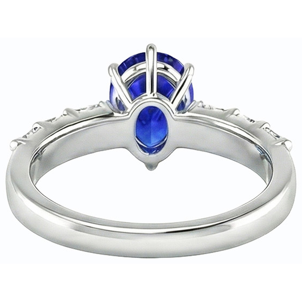 echter round diamant 2.50Karat ring Detailansicht