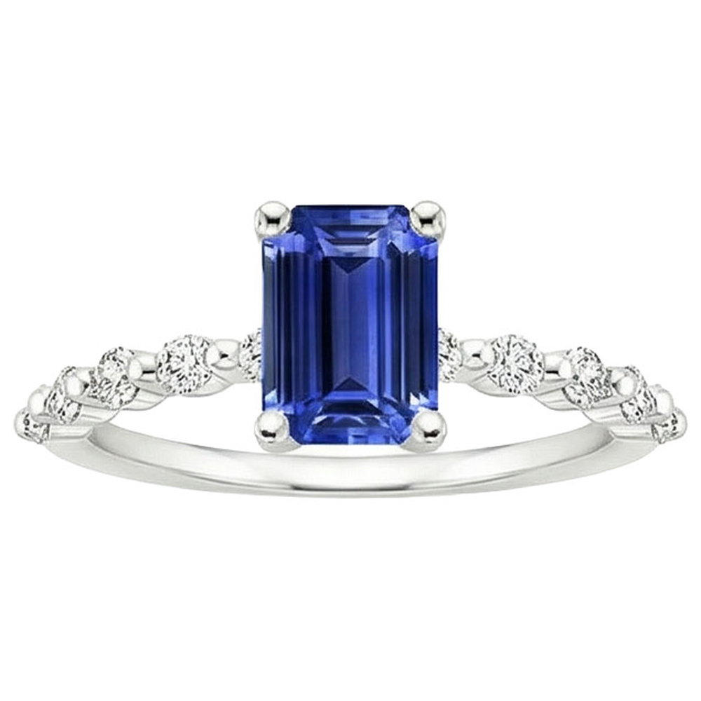 echter round diamant 4Karat ring Detailansicht