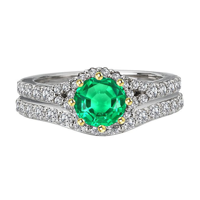 Handgefertigter Schmuckstein-Ring 2 Karat – Hauptansicht