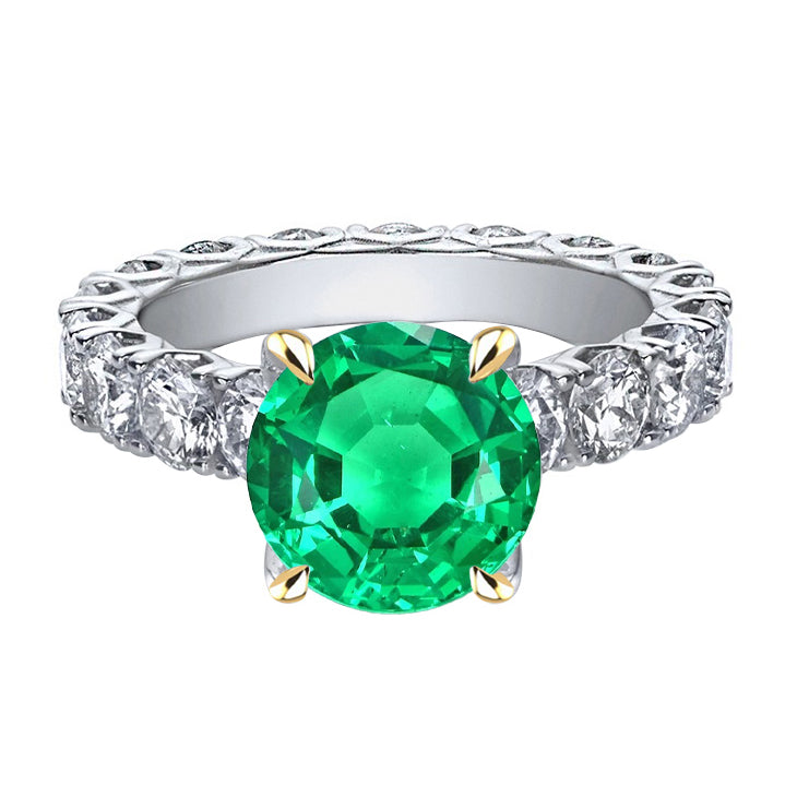Feiner Farbstein-Ring 4 Karat – Hauptansicht