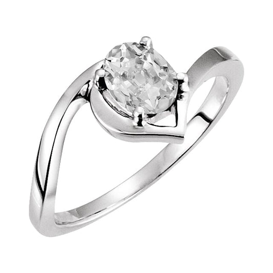 Handgemachter Einzelstein-Ring 3 Karat – Hauptansicht