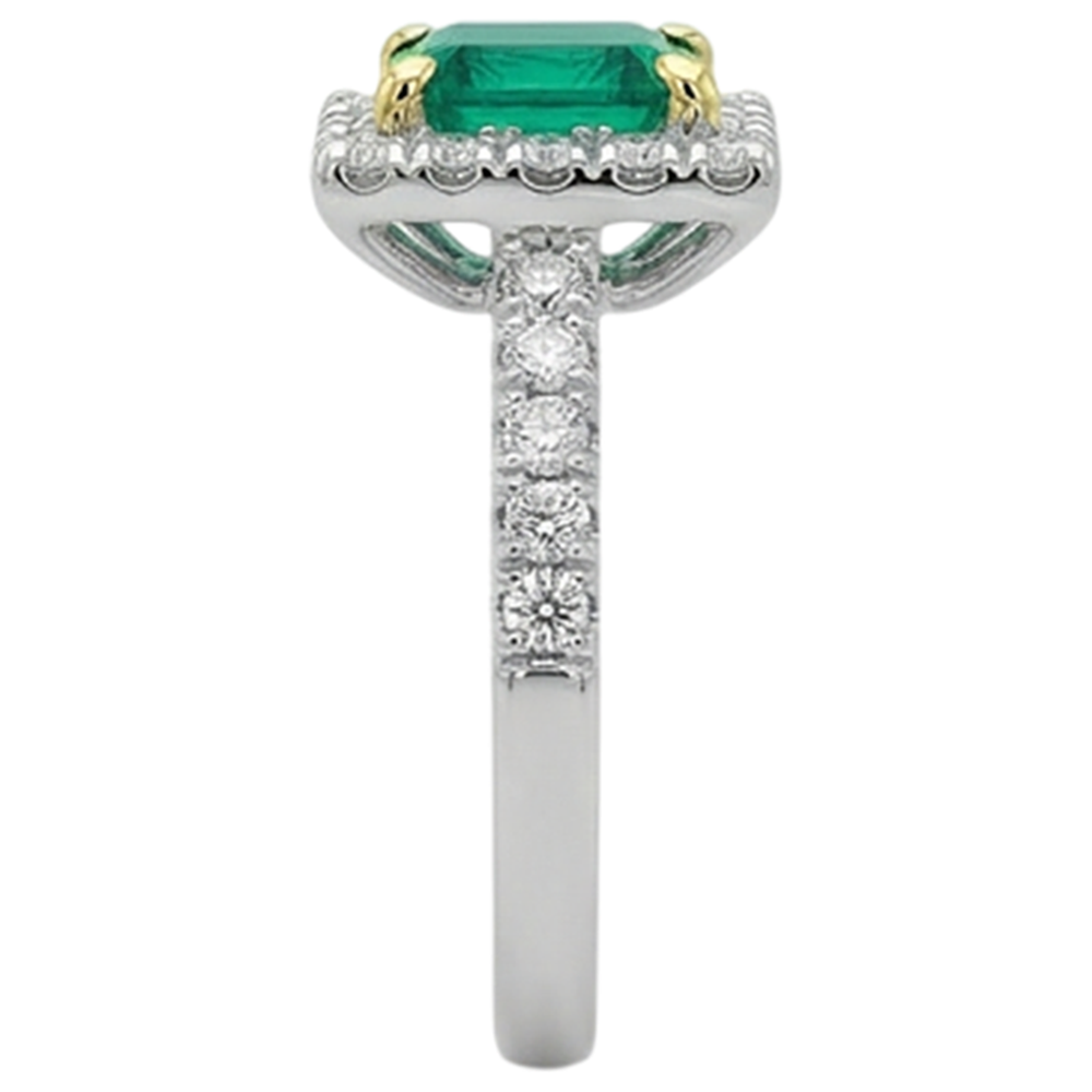 Exquisiter Farbstein-Ring 3 Karat – Detailansicht
