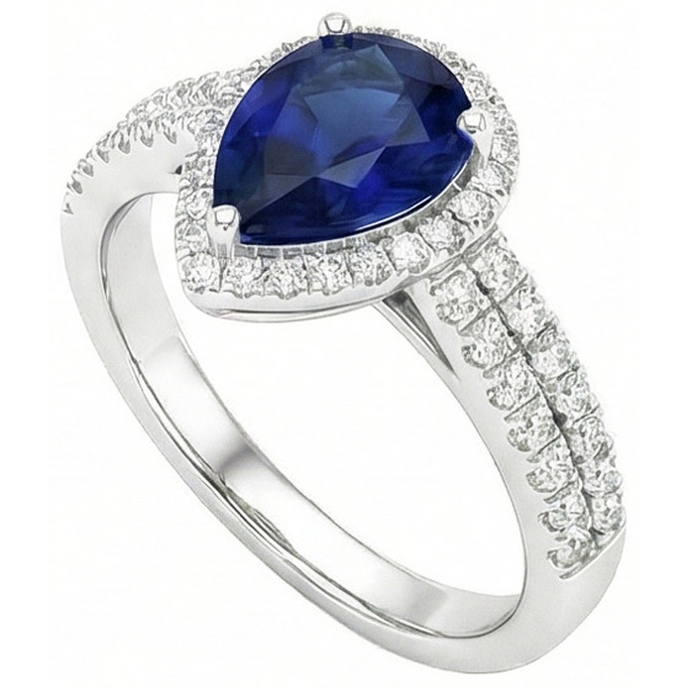 echter round diamant 2.75Karat ring Detailansicht