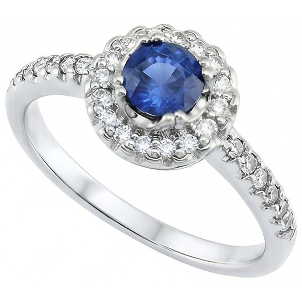 echter round diamant 1.60Karat ring Seitenansicht