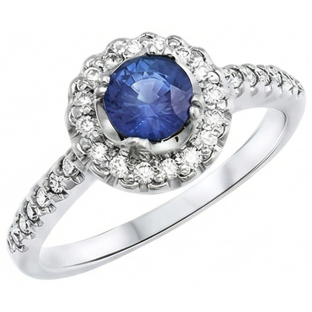 echter round diamant 1.60Karat ring Detailansicht